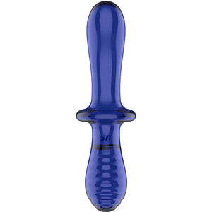 Satisfyer – Gode double cristal bleu