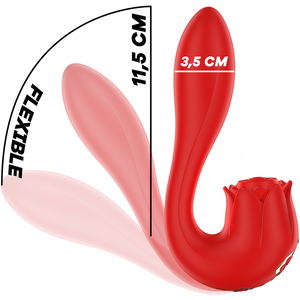MIA – Selena stimulateur vibrant + tapping rouge