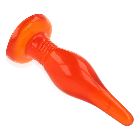 BAILE - TACTO SUAVE ROJO ANAL PLUG 14.2 CM