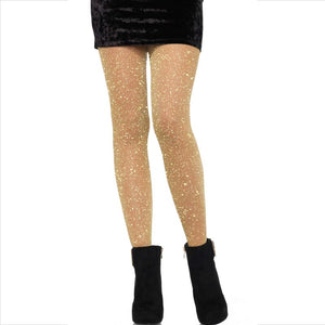 Collant voile scintillant lurex