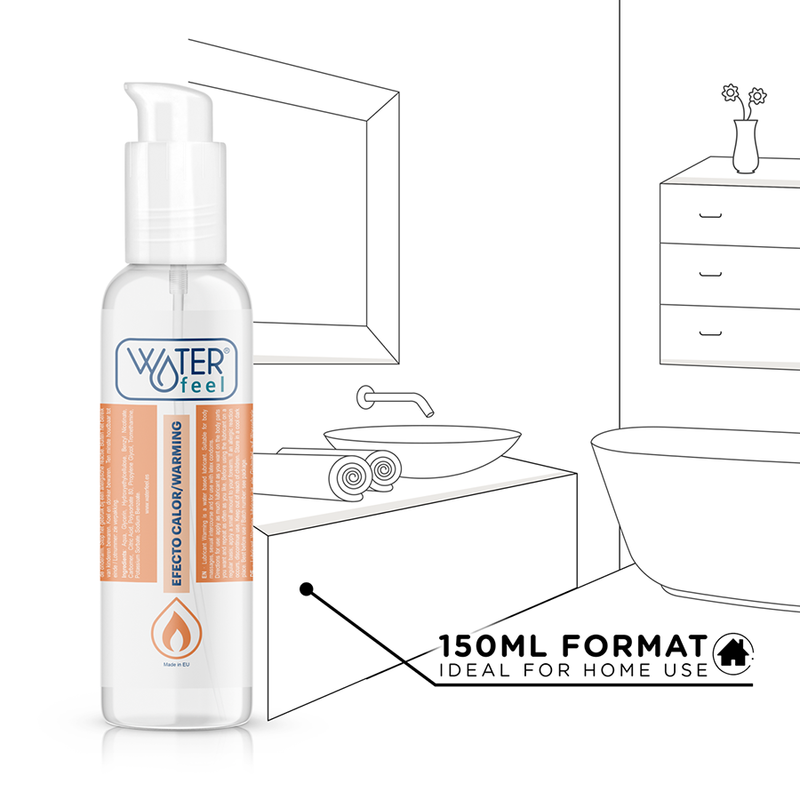 WATERFEEL - SMEERMIDDEL EFECTO CALOR 150 ML