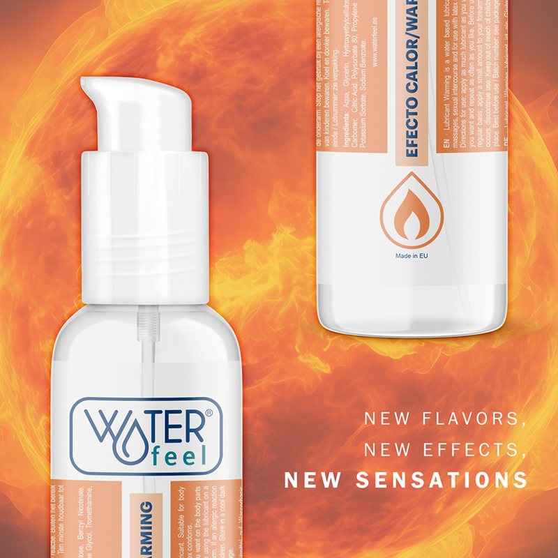 WATERFEEL - SMEERMIDDEL EFECTO CALOR 150 ML