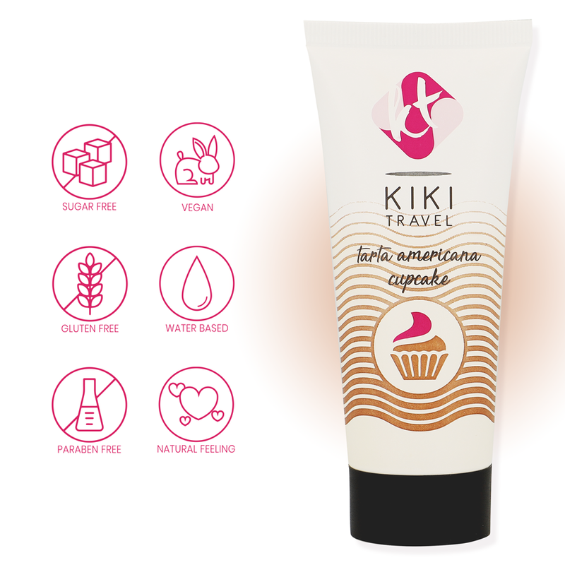 KIKÍ TRAVEL - SABOR A TARTA AMERICANA CUPCAKE DESLIZANT GEL 50 ML