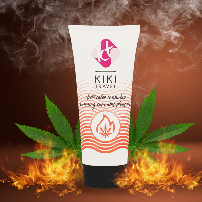 KIKÍ TRAVEL - SABOR EEN CANNABIS EFECTO CALOR INTENSO DESLIZANTE GEL 50 ML