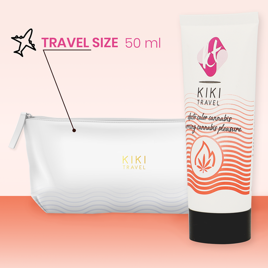 KIKÍ TRAVEL - SABOR EEN CANNABIS EFECTO CALOR INTENSO DESLIZANTE GEL 50 ML