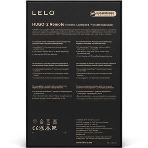 LELO – Télécommande de masseur de prostate hugo 2 noir