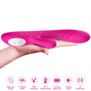 Armony – Vibrateur spark effet chaleur fuchsia