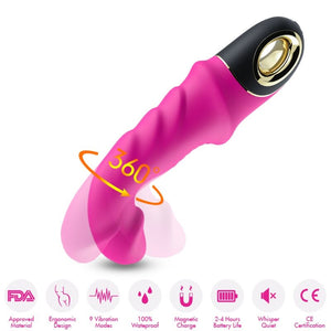 Armony – Joyblade gode vibrateur rotateur fuchsia