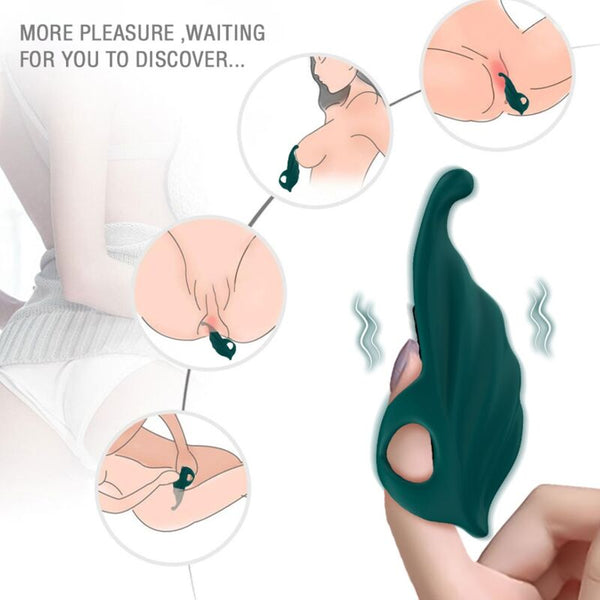 Armony – Stimulateur de doigts & vibrateur vert