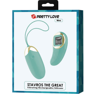 Pretty Love – Mine doeufs vibrants télécommande verte