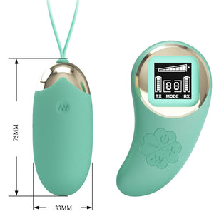 Pretty Love – Mine doeufs vibrants télécommande verte
