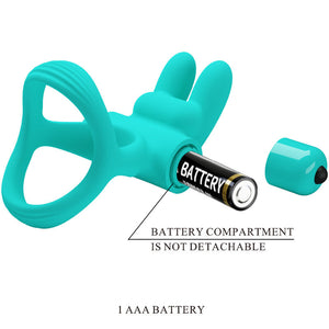 Pretty Love – Anneau vibrateur lapin vert dante