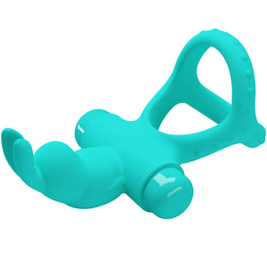 Pretty Love – Anneau vibrateur lapin vert figgy