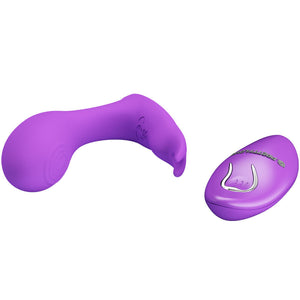 Pretty Love – Télécommande à vibration et pulsation idabelle violet
