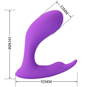 Pretty Love – Télécommande à vibration et pulsation idabelle violet