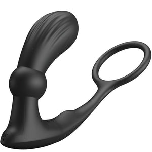 Pretty Love – Anneau anal et vibrateur warren noir
