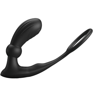 Pretty Love – Anneau anal et vibrateur warren noir
