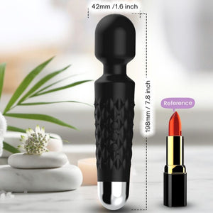 Armony – Masseur et vibrateur postman tête super flexible noir