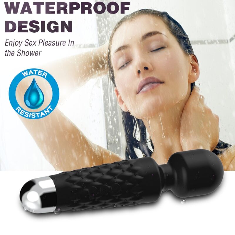 Armony – Masseur et vibrateur postman tête super flexible noir