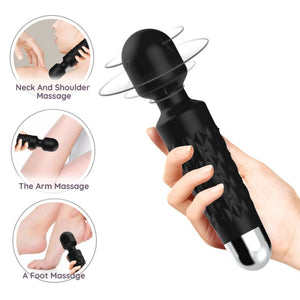 Armony – Masseur et vibrateur postman tête super flexible noir