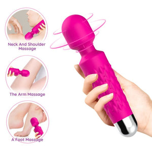Armony – Masseur & vibrateur postman tête super flexible fuchsia