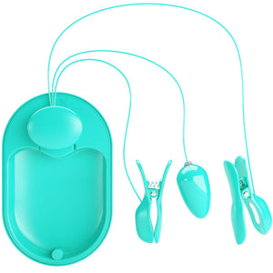 Pretty Love – Boite surprise pince a electro stimulation bleue