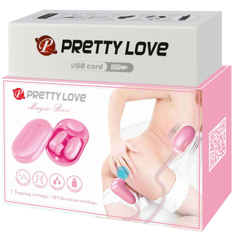 PRETTY LOVE - MAGIC BOX BALA VIBRADORA &amp; ESTIMULADOR ROSA