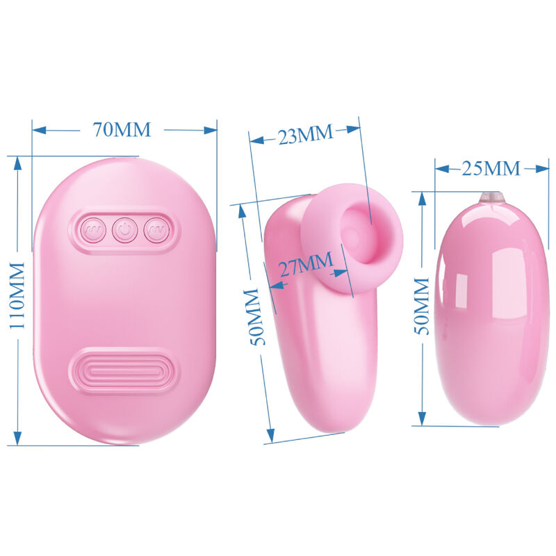 PRETTY LOVE - MAGIC BOX BALA VIBRADORA &amp; ESTIMULADOR ROSA
