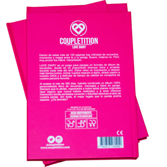 COUPLETITION - LOVE DIARY ÁLBUM DE RECUERDOS &amp; DESEOS EN PAREJA
