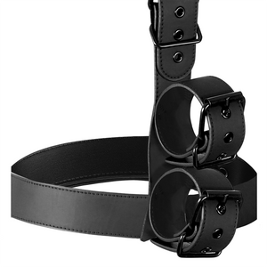 Fetish Submissive Bondage – Ensemble de retenue corps col et poignets