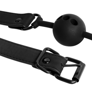 Fetish Submissive Bondage – Bâillon à boule en silicone respirant