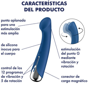 SATISFYER SPINNING G-SPOT 1 BLUE