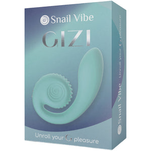 Snail Vibe – Stimulateur double gizi turquoise