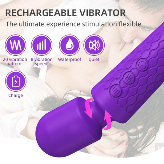 ARMONY - MASAJEADOR &amp; VIBRADOR VIOLETA