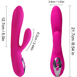 Armony – Vibrateur & stimulateur flexible effet chaleur fuchsia