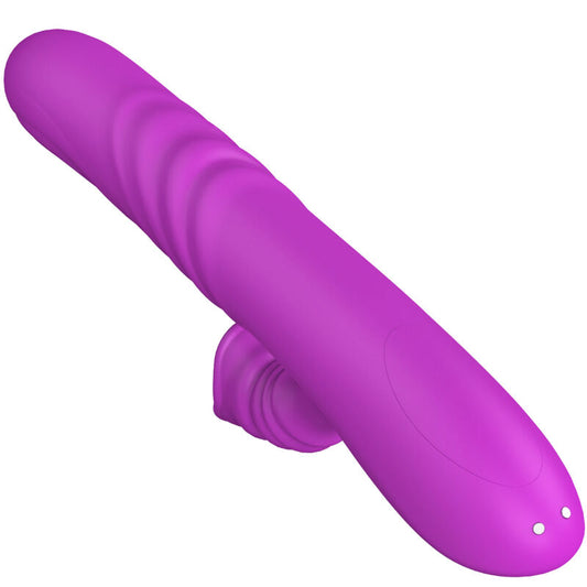 ARMONY - ANGELIA VIBRADOR MULTIFUNCTION WITH LENGTH ESTIMULADORA EFFECTO CALOR VIOLETA