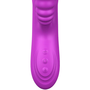 Armony – Vibrateur multifonction angelia double langue effet chaleur violet