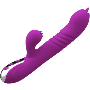 Armony – Vibrateur multifonction fairy double langue effet chaleur violet