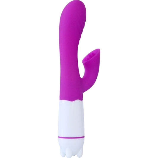 ARMONY - HAPPY VIBRADOR &amp; ESTIMULATOR WITH RECHARGEABLE LENGTH VIOLETA