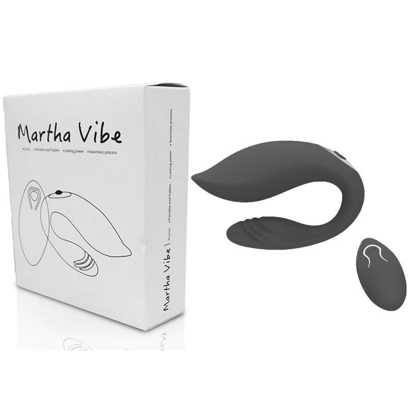 ARMONY - MARTHA VIBRADOR PARA PARA JAS CONTROLE AFSTANDSBEDIENING NEGRO