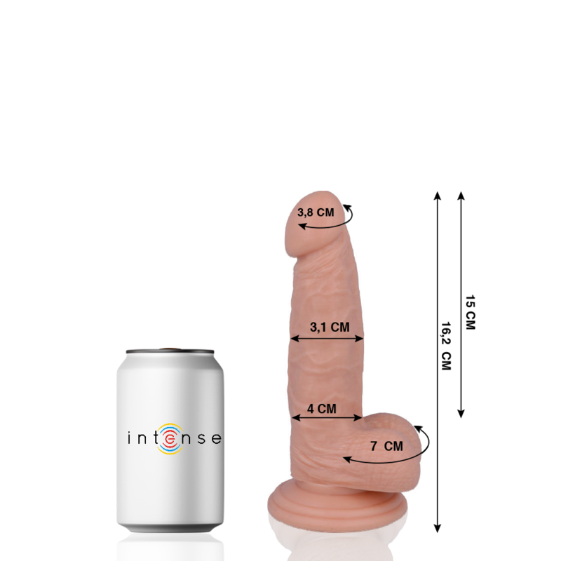 MR INTENSE - 4 PENE REALISTIC 16.2 CM -O- 3.1 CM