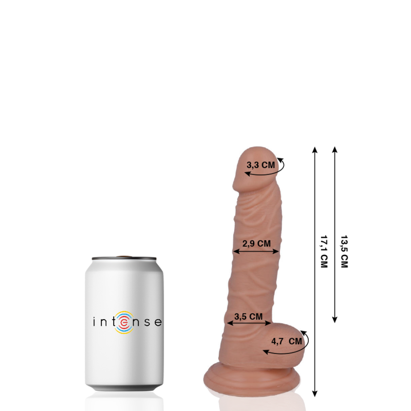 MR INTENSE - 7 PENE REALISTIC 17.1 CM -O- 2.9 CM