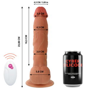 Cyber Silicock – Télécommande réaliste mr john 23.88 cm -o- 4.3 cm