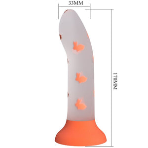 Pretty Love – Gode magique nightfall sans vibration orange lumineux