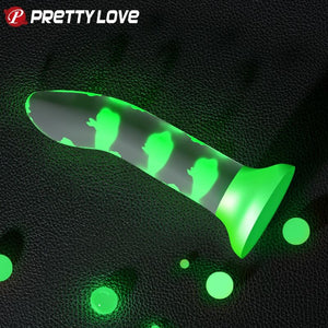 Pretty Love – Gode magique nightfall sans vibration vert lumineux