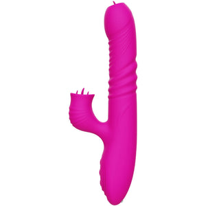 Armony – Vibrateur multifonction double langue fanny effet chaleur fuchsia