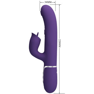 Pretty Love – Vibrateur lapin à lécher violet