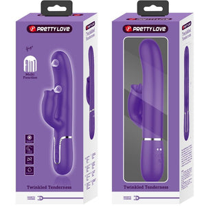 Pretty Love – Vibrateur lapin à lécher violet