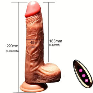 Armony – Vibrateur gode réaliste & télécommande 22.5 cm