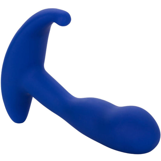 CALEXOTICS - ADMIRAAL GEBOGEN ESTIMULADOR &amp; VIBRADOR ANAAL AZUL